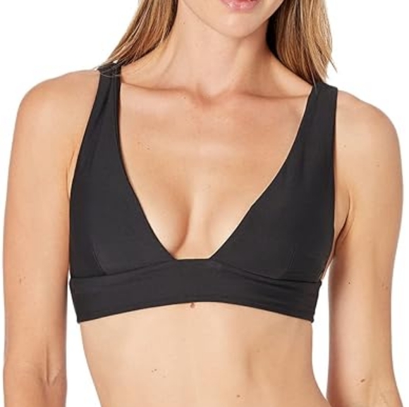 Volcom Plunge Black Swim Top - Picture 5 of 6